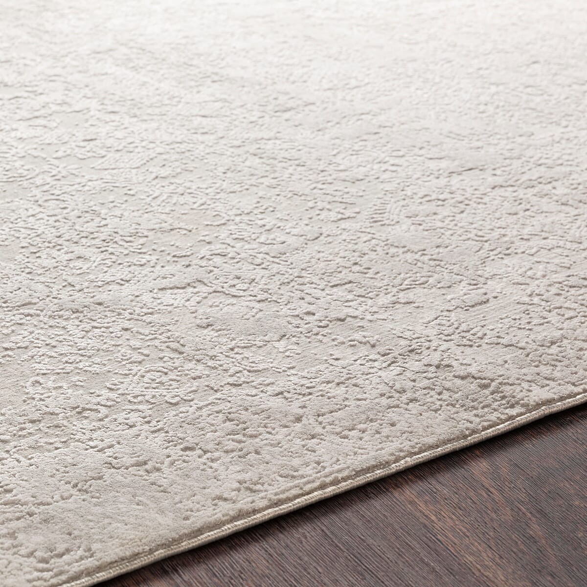 Surya Aisha Ais-2306 Light Gray, White Vintage / Distressed Area Rug