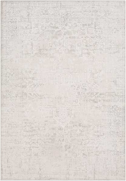 Surya Aisha Ais-2309 Medium Gray, White Area Rug
