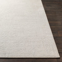 Surya Aisha Ais-2309 Medium Gray, White Area Rug