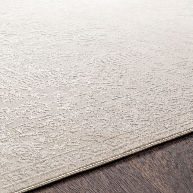 Surya Aisha Ais-2309 Medium Gray, White Rugs.