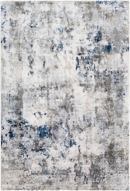 Surya Aisha Ais-2314 Charcoal, Light Gray, Dark Blue, White Area Rug