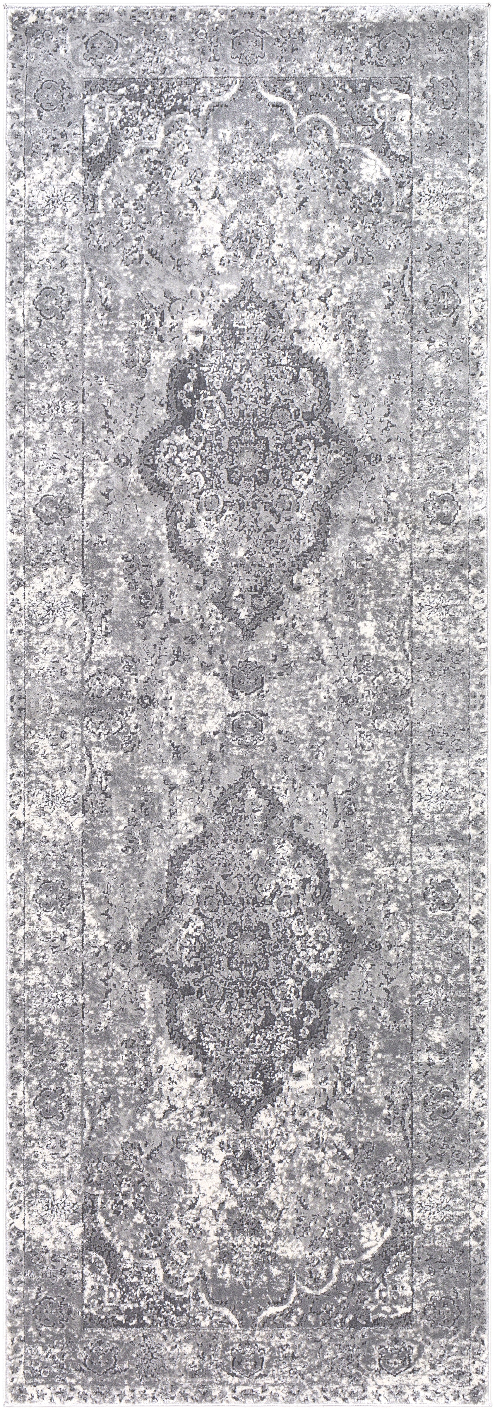 Surya Aisha Ais-2319 Medium Gray, Taupe, Charcoal, Ivory Area Rug