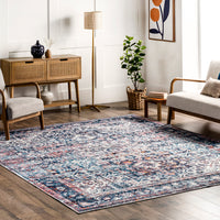 AreaRugs.com Wavaj Nwa1125A Blue Area Rug