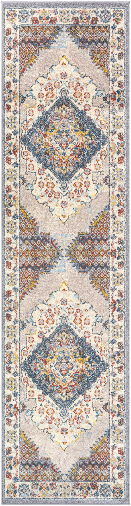 Surya Ankara Akr-2300 Medium Gray, Taupe, Pale Blue, Teal Rugs.