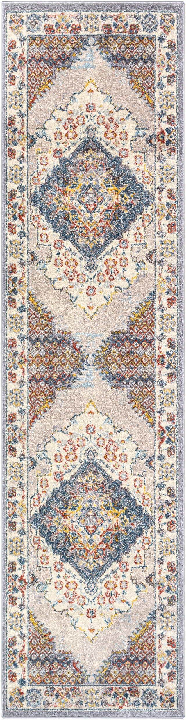 Surya Ankara Akr-2300 Medium Gray, Taupe, Pale Blue, Teal Rugs.