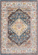Surya Ankara Akr-2302 Teal, Pale Blue, Cream, Medium Gray Rugs.