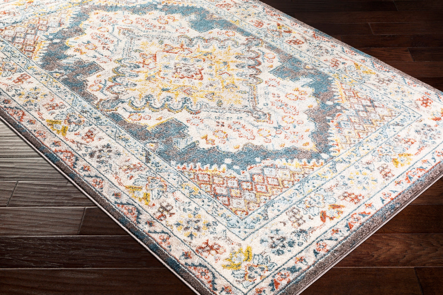 Surya Ankara Akr-2303 Camel, Garnet, Mustard, Saffron Rugs.