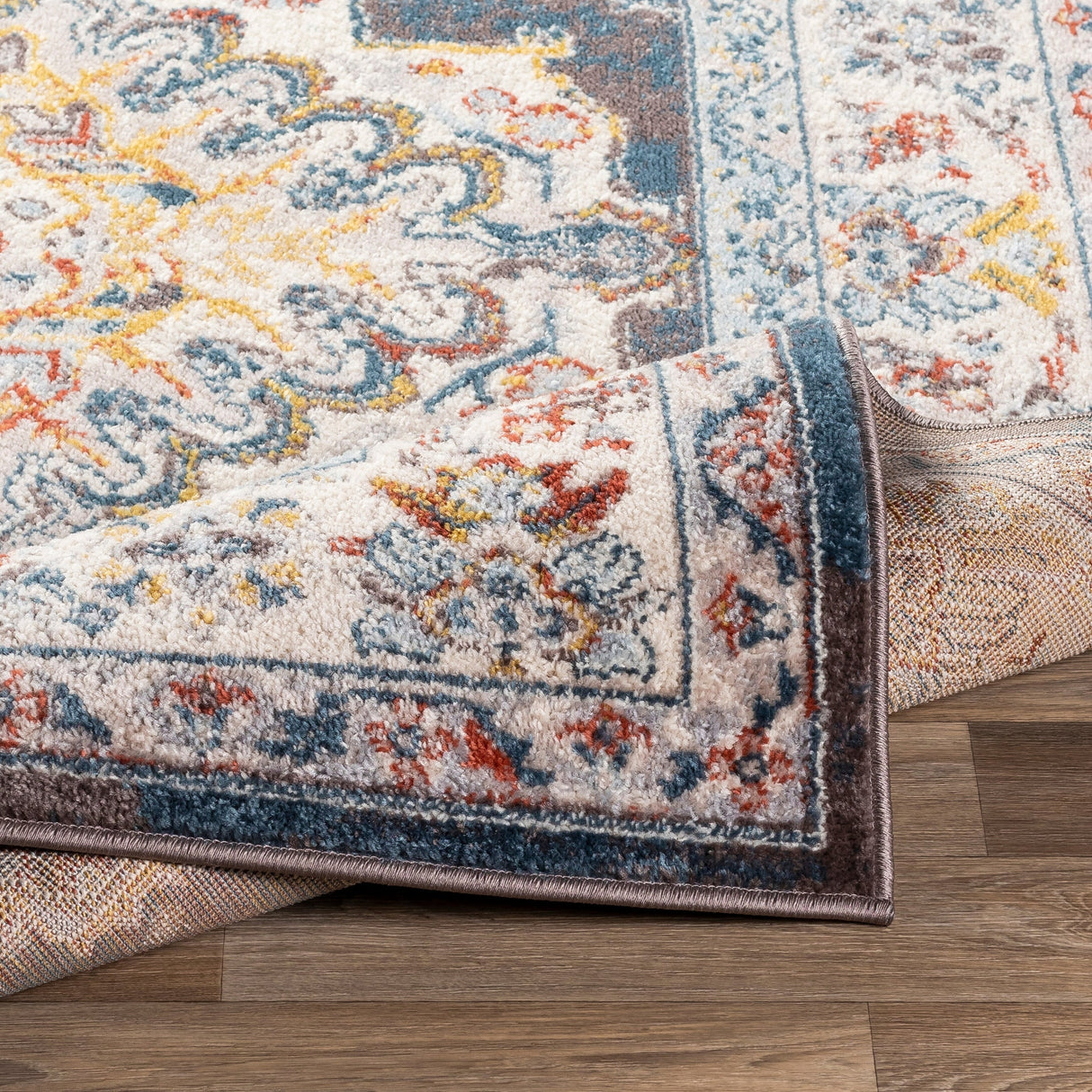 Surya Ankara Akr-2303 Camel, Garnet, Mustard, Saffron Rugs.