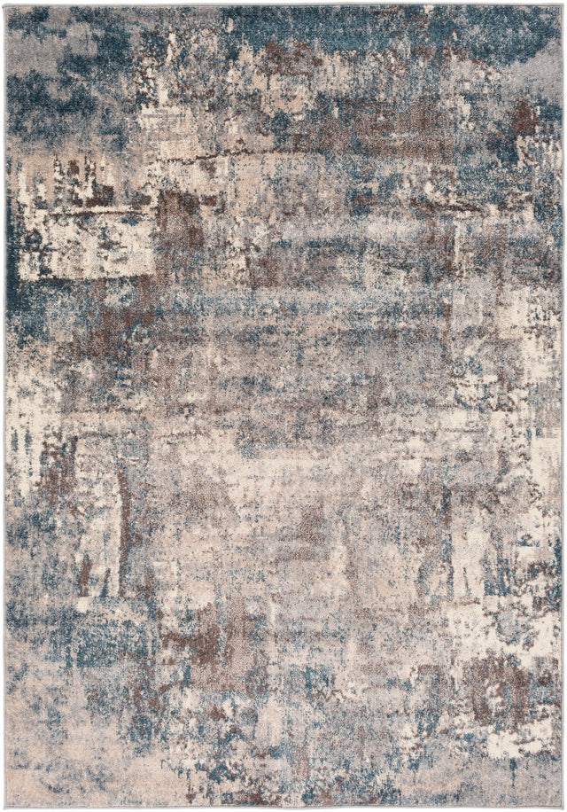 Surya Ankara Akr-2307 Teal, Cream, Taupe, Charcoal Rugs.