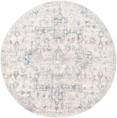 Surya Ankara Akr-2310 Pale Blue, Light Gray, Bright Blue, Ivory Rugs.