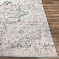 Surya Ankara Akr-2310 Pale Blue, Light Gray, Bright Blue, Ivory Area Rug