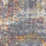 Surya Ankara Akr-2315 Teal, Sky Blue, Burnt Orange, Charcoal Rugs.