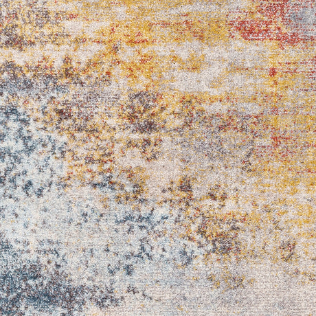 Surya Ankara Akr-2316 Teal, Sky Blue, Medium Gray, Light Gray Rugs.