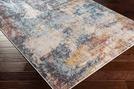 Surya Ankara Akr-2318 Charcoal, Medium Gray, Light Gray, Denim Rugs.