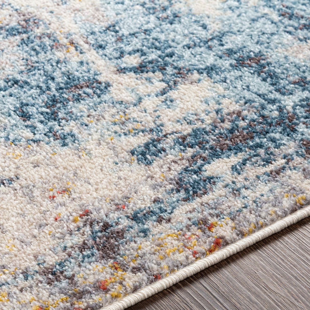 Surya Ankara Akr-2318 Charcoal, Medium Gray, Light Gray, Denim Rugs.