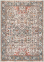 Surya Ankara Akr-2326 Brick, Charcoal, Aqua, Ivory Rugs.