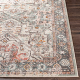 Surya Ankara Akr-2326 Brick, Charcoal, Aqua, Ivory Rugs.