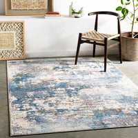 Surya Ankara Akr-2335 Dark Blue, Denim, Medium Gray, Ivory Area Rug