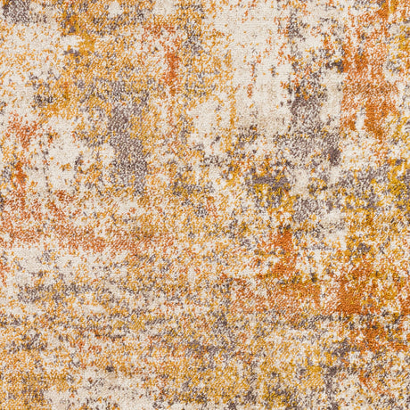 Surya Ankara Akr-2348 Dark Brown, Burnt Orange, Mustard, Light Gray Rugs.