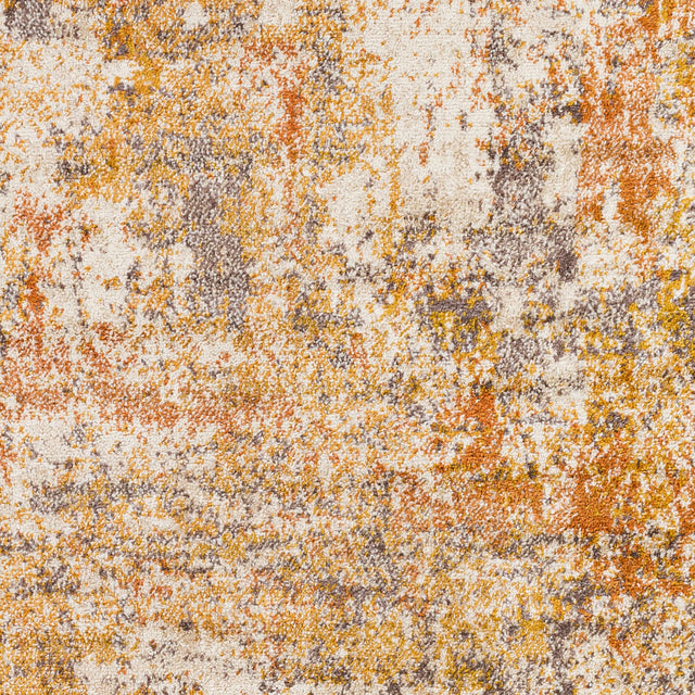 Surya Ankara Akr-2348 Dark Brown, Burnt Orange, Mustard, Light Gray Rugs.