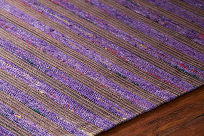 Chandra Aletta Ale-27500 Purple Natural Fiber Area Rug