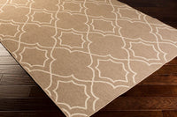 Surya Alfresco Alf-9587 Taupe / Beige Geometric Area Rug