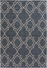Surya Alfresco Alf-9590 Black / Taupe Rugs.
