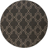 Surya Alfresco Alf-9590 Black / Taupe Rugs.