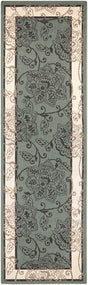 Surya Alfresco Alf-9594 Moss / Ivory / Black / Taupe Rugs.