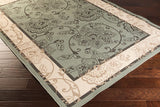 Surya Alfresco Alf-9594 Moss / Ivory / Black / Taupe Rugs.