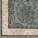 Surya Alfresco Alf-9594 Moss / Ivory / Black / Taupe Rugs.