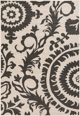 Surya Alfresco Alf-9612 Gray / Ivory Rugs.