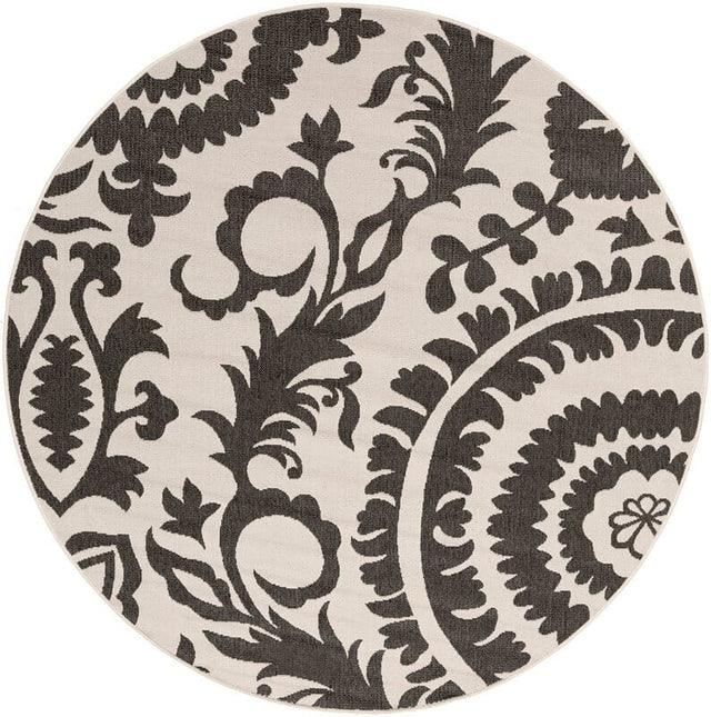 Surya Alfresco Alf-9612 Gray / Ivory Rugs.