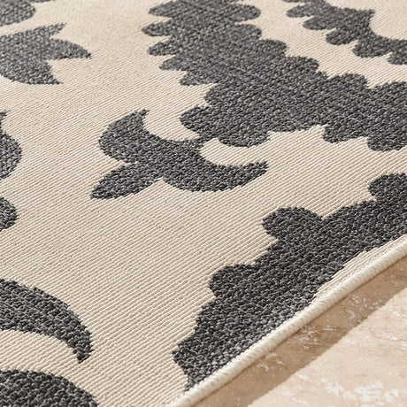 Surya Alfresco Alf-9612 Gray / Ivory Rugs.