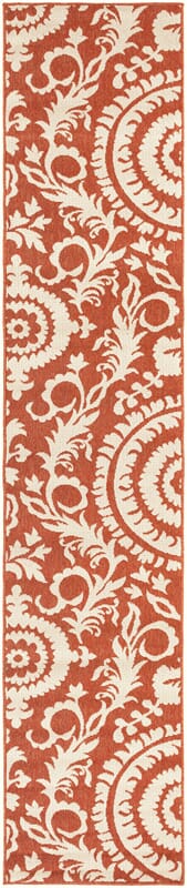 Surya Alfresco Alf-9613 Cherry / Beige Area Rug