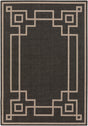 Surya Alfresco Alf-9630 Black / Taupe / Beige Rugs.