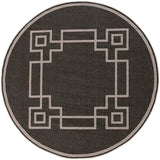 Surya Alfresco Alf-9630 Black / Taupe / Beige Rugs.
