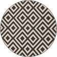 Surya Alfresco Alf-9639 Black / Beige Rugs.