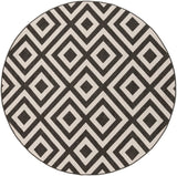 Surya Alfresco Alf-9639 Black / Beige Rugs.