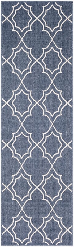 Surya Alfresco Alf-9650 Charcoal, White Geometric Area Rug