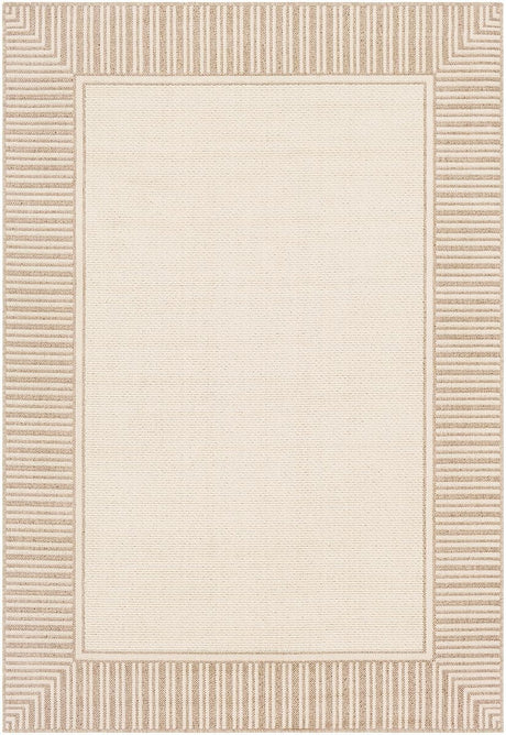 Surya Alfresco Alf-9685 Camel, Cream Rugs.