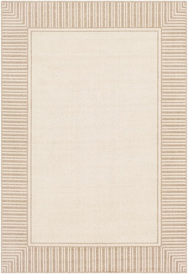 Surya Alfresco Alf-9685 Camel, Cream Rugs.