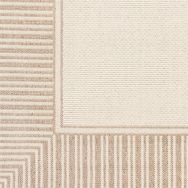 Surya Alfresco Alf-9685 Camel, Cream Rugs.