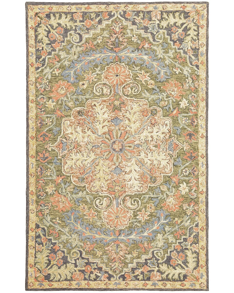 Oriental Weavers Sphinx Alfresco 28401 Blue / Green Area Rug