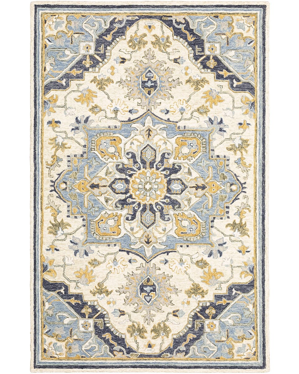 Oriental Weavers Sphinx Alfresco 28402 Blue / Ivory Area Rug