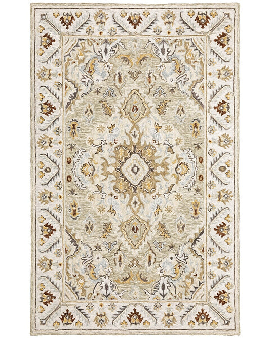 Oriental Weavers Sphinx Alfresco 28403 Ivory / Beige Area Rug