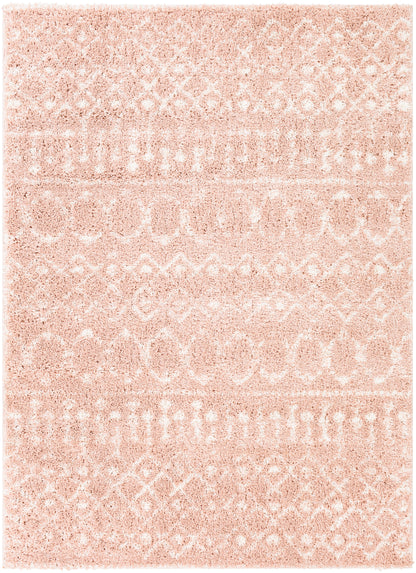 Surya Aliyah Shag Alh-2300 Blush, Cream Area Rug