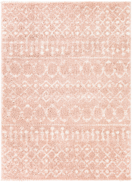 Surya Aliyah Shag Alh-2300 Blush, Cream Area Rug