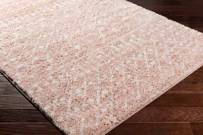 Surya Aliyah Shag Alh-2300 Blush, Cream Area Rug