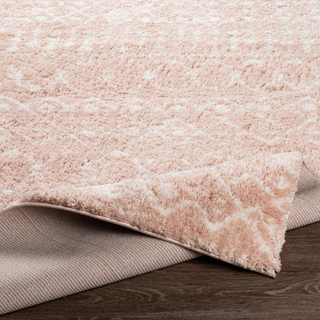 Surya Aliyah Shag Alh-2300 Blush, Cream Rugs.